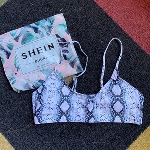 Snakeskin Swimsuit top